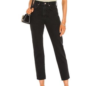 NWOT Free People Stovepipe Jeans Black Sz 31